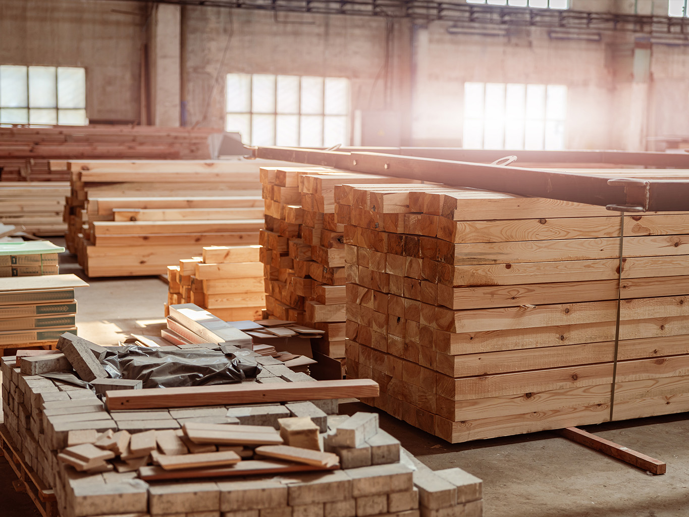 spazzatrice E-Ones pavimenti sempre puliti nell'industria del legno