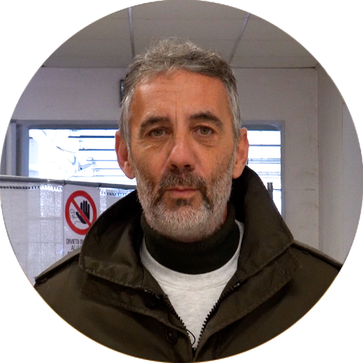 Leonardo Grandesso - prova della spazzatrice OneSweep 90 E-Ones