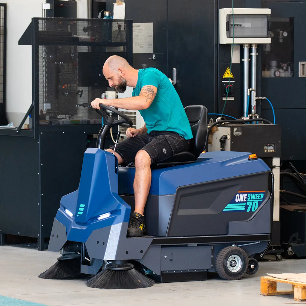Spazzatrici Industriali E-Ones in settori produttivi
